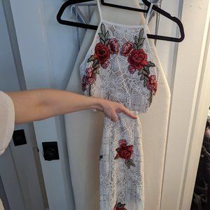 White Skirt Set, perfect for Honeymoon/Bachelorette Party